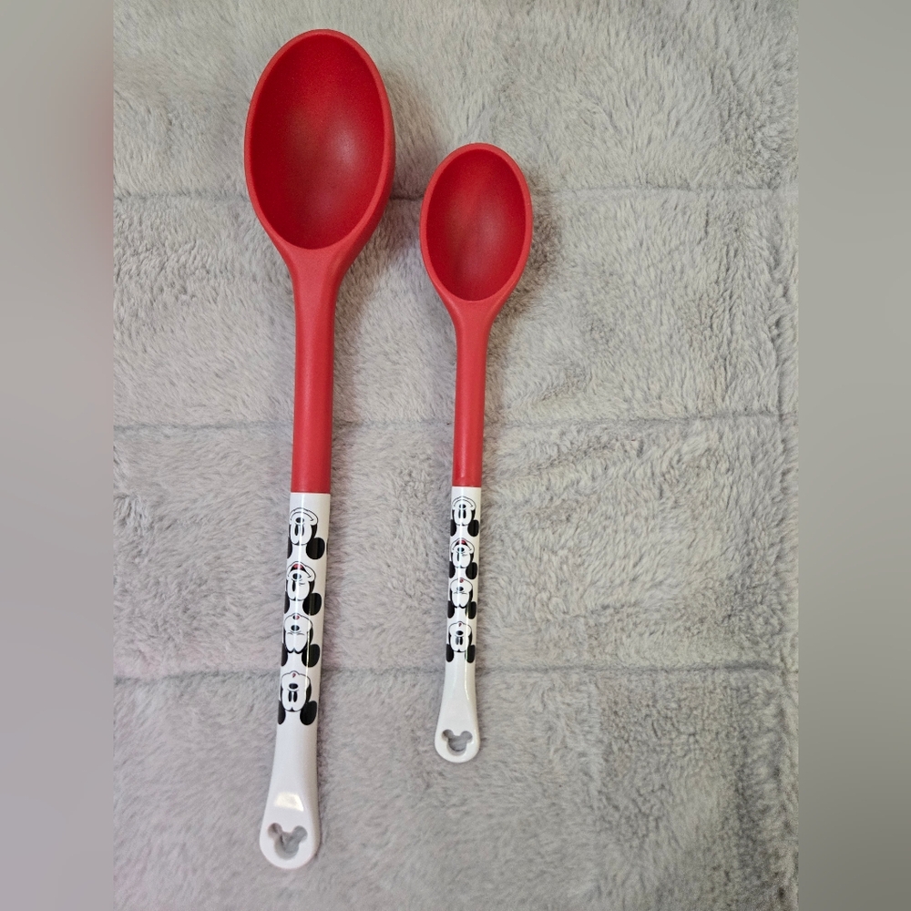 Red Disney Mickey Mouse Spoon Set